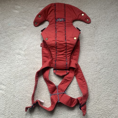 Baby bjorn red tartan - red,